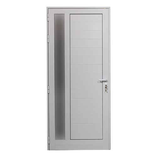 Puerta de frente + vidrio lateral (0,90 x 2,05)